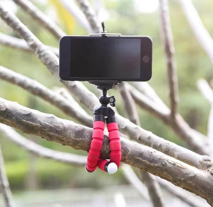 Premium Black Silicone Plastic Tripod Stand