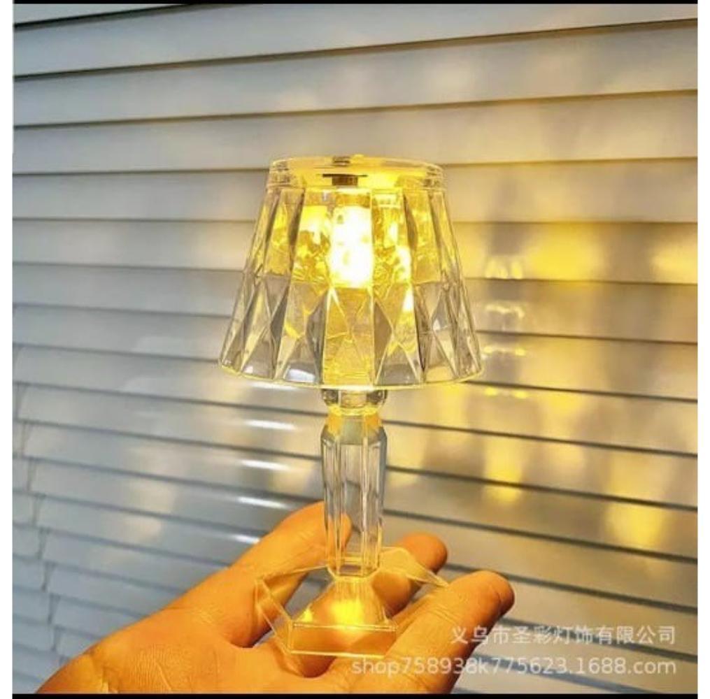 Small White Crystal Night Lamp