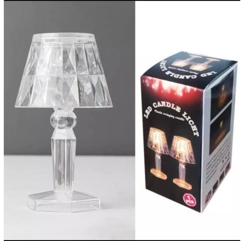 Small White Crystal Night Lamp