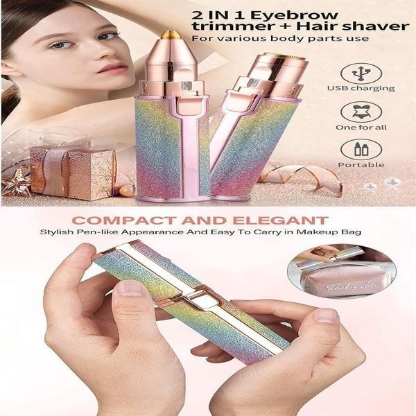 Rechargeable Women's Eyebrows Hair Trimmer