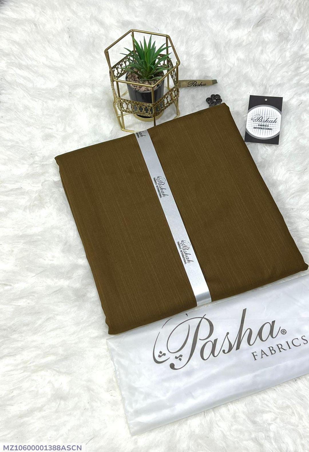 Men’s Unstitched Wash And Wear Textured Suit By Pasha