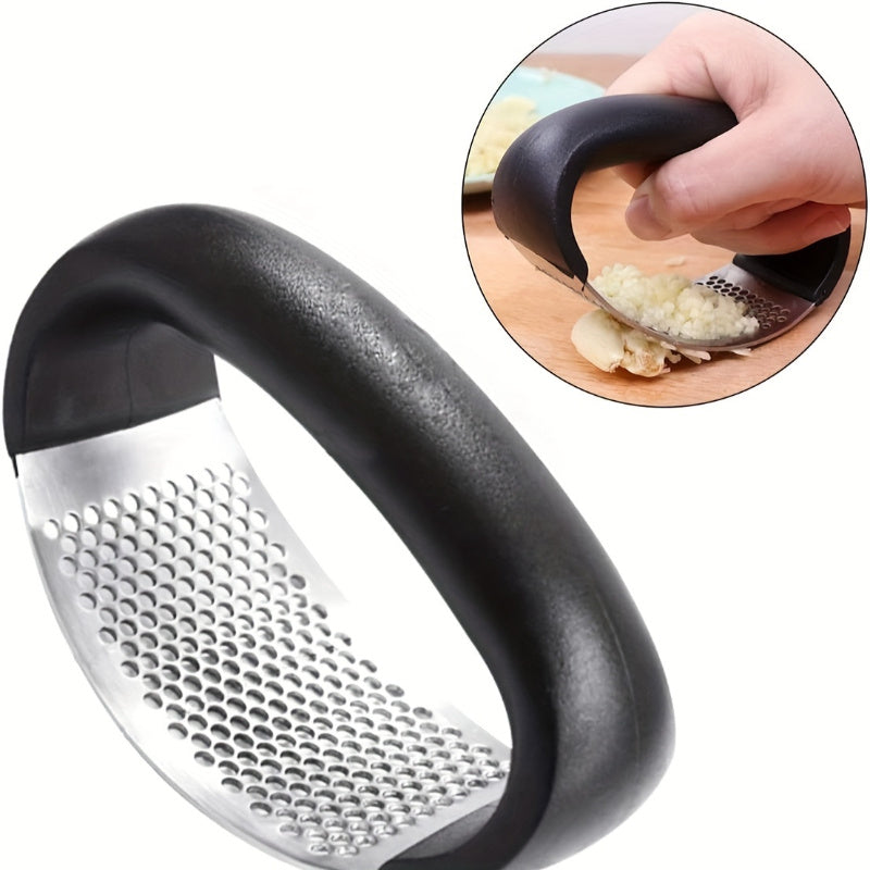 1pc Stainless Steel Garlic Presser