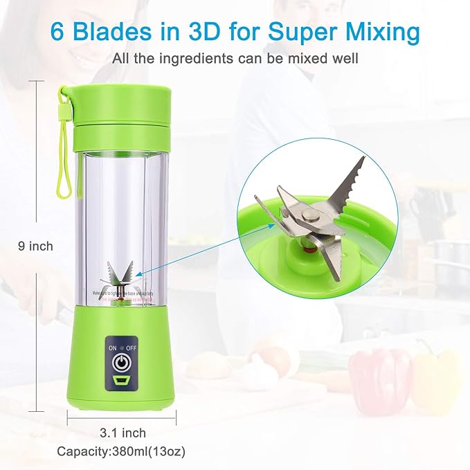 Portable and Rechargeable Juice Blender