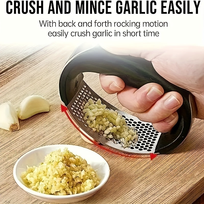 1pc Stainless Steel Garlic Presser