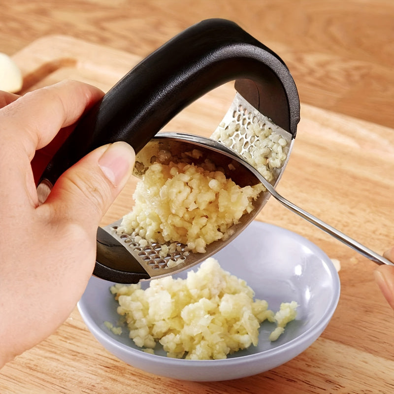 1pc Stainless Steel Garlic Presser