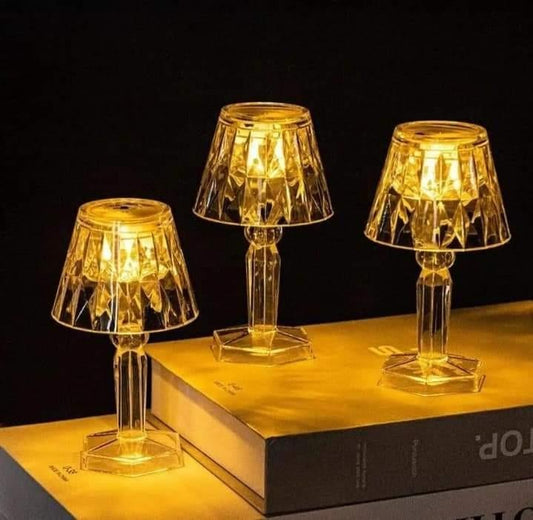 Small White Crystal Night Lamp