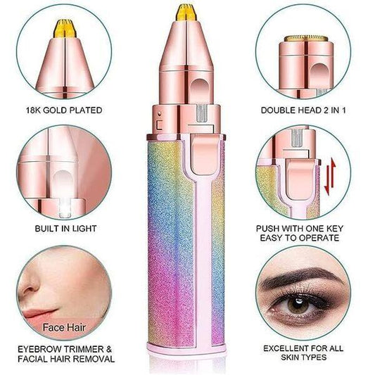 Rechargeable Women's Eyebrows Hair Trimmer