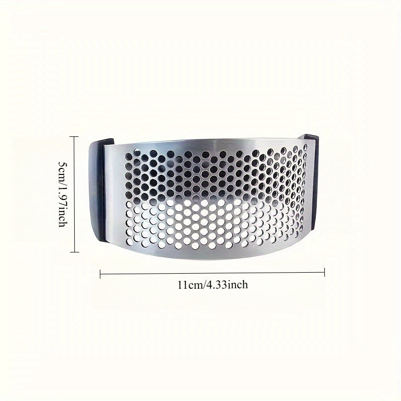 1pc Stainless Steel Garlic Presser